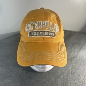 CAT Caterpillar Established 1925 Embroidered Adjustable Cap Yellow